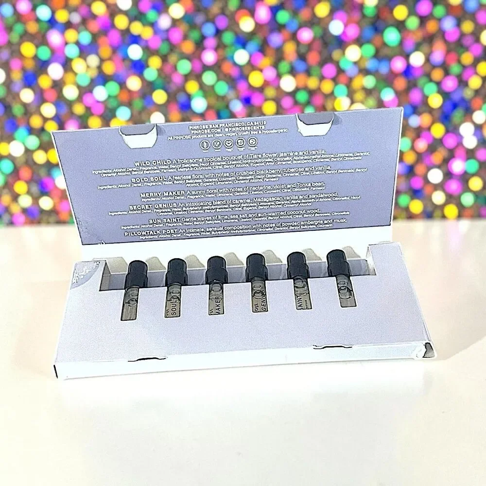 PINROSE Discovery Fragrance Set 6 ct Deluxe Minis New In Box